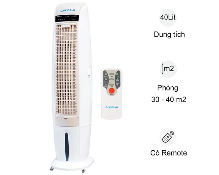 Máy làm mát Daikiosan DM106 22 Máy làm mát không khí Daikiosan DM106 có chức năng hẹn giờ