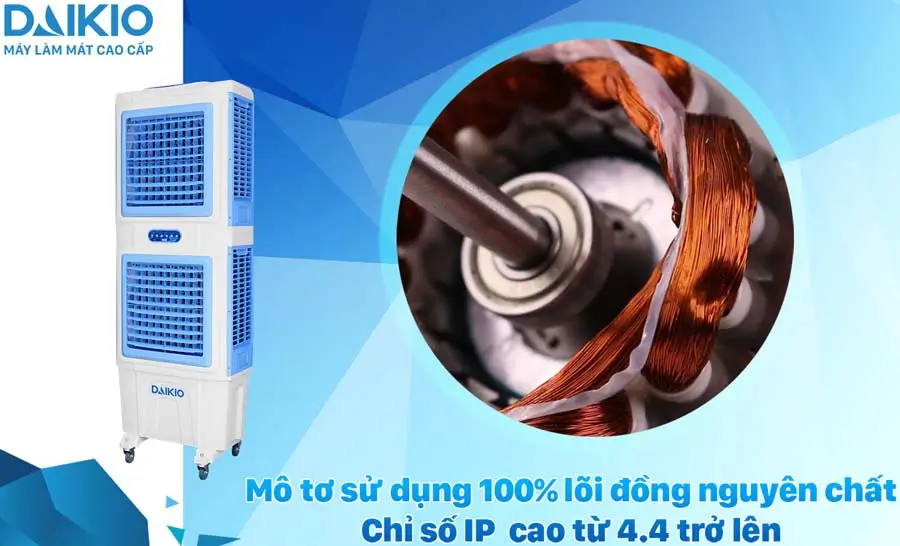 Máy làm mát Daikiosan DM206 2 tầng 16 Máy làm mát Daikiosan motor lõi đồng bền bỉ