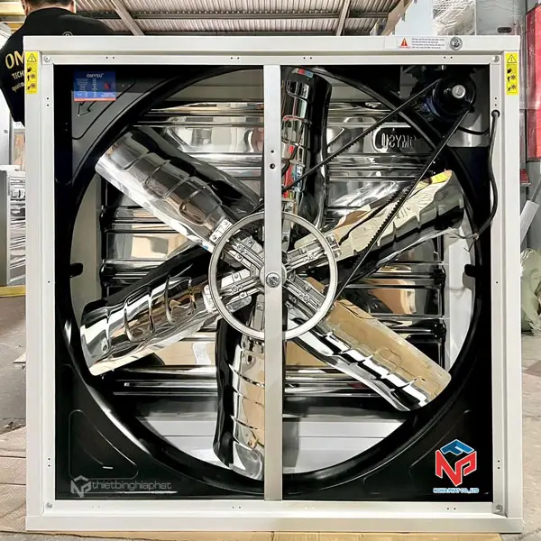 Quạt thông gió vuông 1220x1220 BMF-1220 STD Sơn tĩnh điện 15 Quạt thông gió vuông 1220x1220 BMF-1220