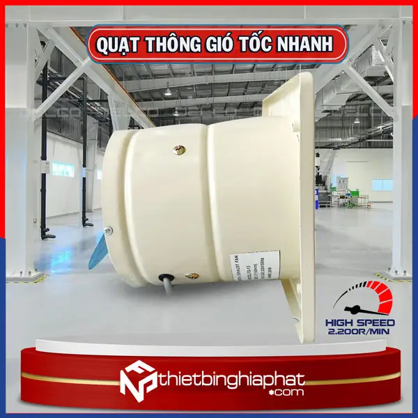 Quạt thông gió vuông tốc nhanh FS-15 16 Quạt thông gió vuông tốc nhanh FS-15 OMYSU thiết kế nhỏ gọn