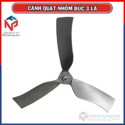 Quạt thông gió composite loa 3 cánh nhôm đúc BMF-1460 25 Cánh nhôm đúc 3 lá bản rộng 23cm