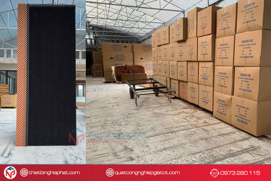 Tấm giấy làm mát Cooling Pad chống rêu 1.8m 16 Giấy làm mát cooling pad chống rêu