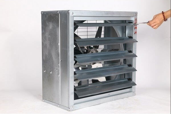 Quạt thông gió vuông OMYSU BMF-500 500x500mm 16 Mặt trước quạt thông gió vuông trực tiếp