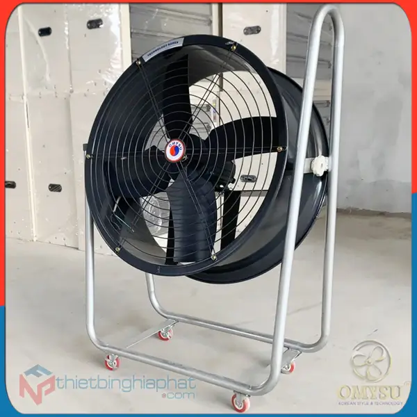 Quạt hướng trục công nghiệp di động FA-60C-1 15 Chân bánh xe quạt di động chắc chắn
