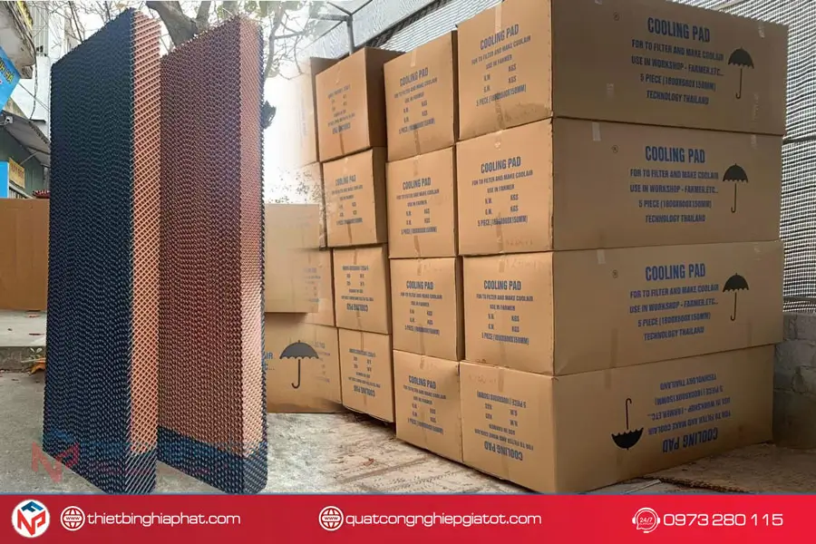 Tấm giấy làm mát Cooling Pad chống rêu 1.8m 19 Phân phối giấy làm mát Cooling Pad giá tốt
