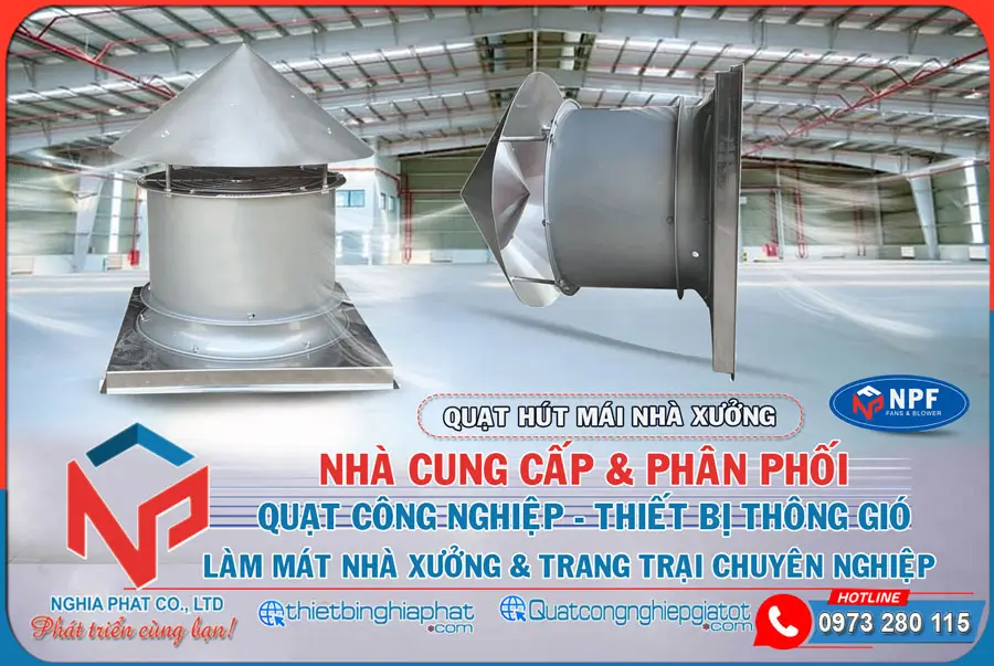 Quạt hút mái nhà xưởng OMYSU DFG-40HM 25 Nghĩa Phát phân phối Quạt hút mái nhà xưởng công nghiệp giá tốt