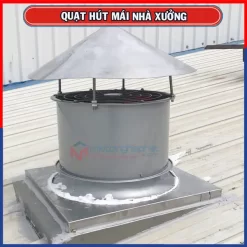 Lắp đặt Quạt hút mái nhà xưởng OMYSU DFG-50HM D500mm