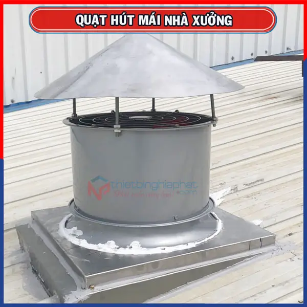 Quạt hút mái nhà xưởng OMYSU DFG-40HM 24 Lắp đặt Quạt hút mái nhà xưởng OMYSU DFG-50HM D500mm
