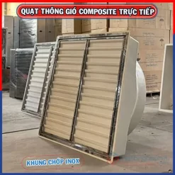 Quạt composite khung chớp INOX 430 siêu bền