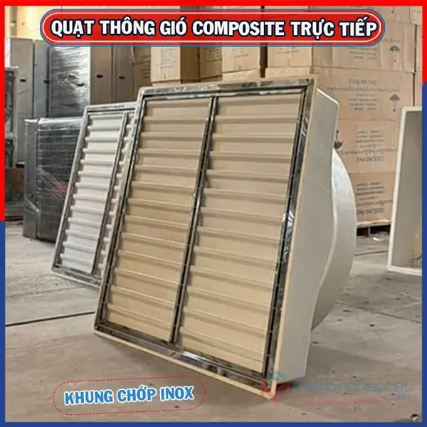 Quạt thông gió Composite trực tiếp BMF-1260 1260x1260 22 Quạt composite khung chớp INOX 430 siêu bền