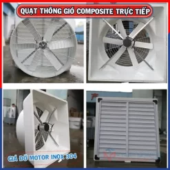 Khung giá đỡ motor quạt composite bằng INOX 304