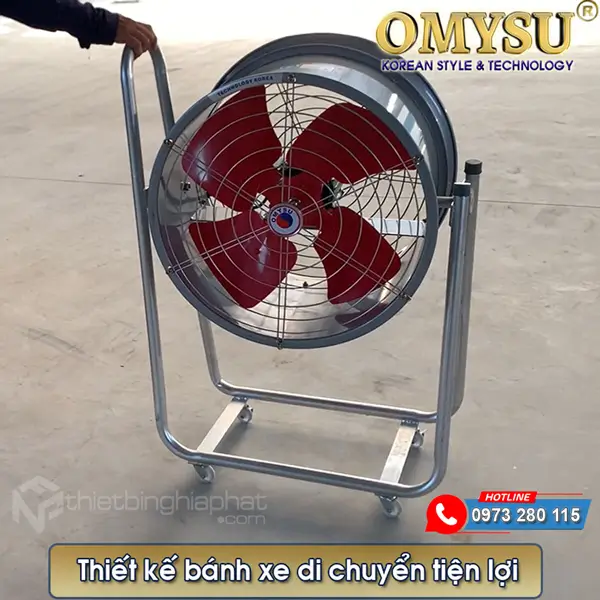 Quạt công nghiệp hướng trục di động DFG40 13 Quạt công nghiệp hướng trục di dộng dễ dàng di chuyển