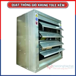 Quạt thông gió vuông OMYSU BMF-800 800x800 11 Quạt thông gió vuông tole kẽm 800x800x400mm BMF-800
