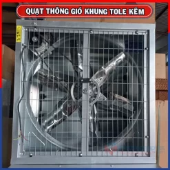 Quạt thông gió vuông OMYSU BMF-800 800x800 12 Quạt thông gió vuông tole kẽm 800x800x400mm BMF-800