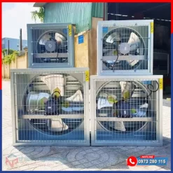 Quạt thông gió vuông OMYSU BMF-400 9 Quạt thông gió vuông tole kẽm giá tốt