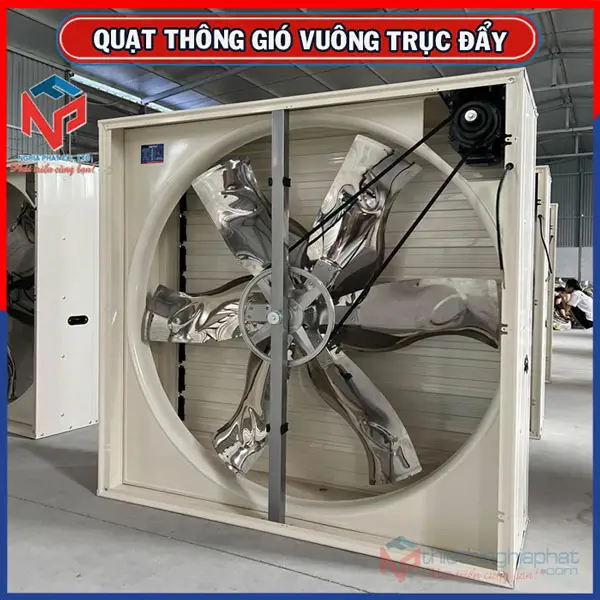 Quạt thông gió vuông trục đẩy 1380x1380 BMF-1380 28 Quạt thông gió trục đẩy BMF-1380 1380x1380 sơn tĩnh điện