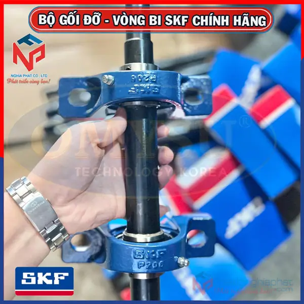 Quạt thông gió composite loa 1460 x 1460 dây đai mắc xích 21 Vòng bi gối đỡ SKF Thụy Điển chính hãng
