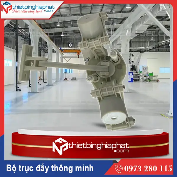 Quạt thông gió trục đẩy Khung POM BMF-1380P 16 Bộ trục đẩy quạt thông gió vuông công nghiệp