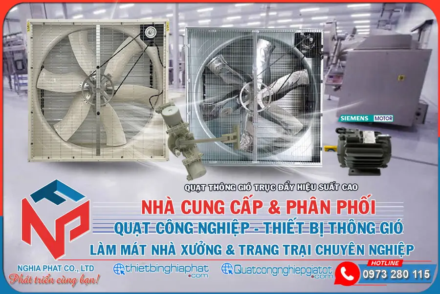 Quạt thông gió trục đẩy Khung POM BMF-1380P 17 Phân phối Quạt thông gió vuông trục đẩy