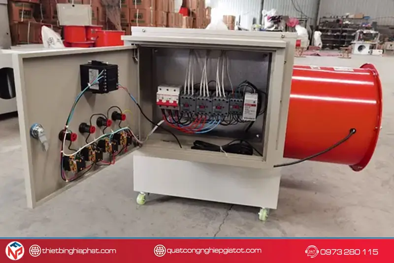 Máy sưởi điện công nghiệp OMYSU K20 - 20KW 16 Máy sưởi điện công nghiệp 20KW