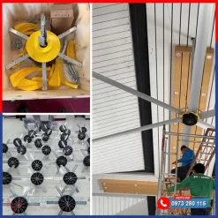 Quạt trần công nghiệp động cơ DC