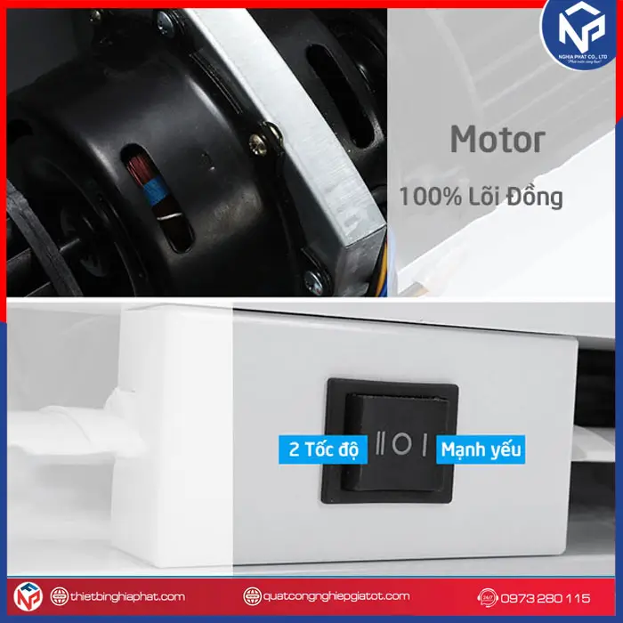 Quạt cắt gió Sunfan FM1212A-K/Y 1.2m 23 Quạt cắt gió Sunfan 2 tốc độ