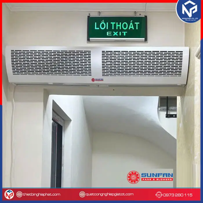 Quạt cắt gió Sunfan FM1206A-K/Y 0.6m 19 Quạt cắt gió Sunfan