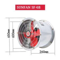 Quạt thông gió tròn Sunfan SF-6b D600mm