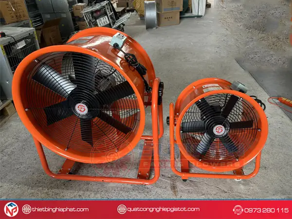 Quạt cấp gió di động Sunfan SHT-60 7 Quạt công nghiệp di động Sunfan