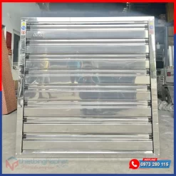 Quạt thông gió vuông INOX 430 BMF-1100 1100x1100 11 Quạt thông gió vuông thân vỏ INOX 430 kích thước 1100x1100x400mm