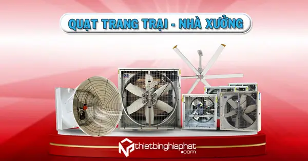 Quạt thông gió trang trại và nhà xưởng