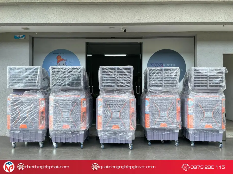 Quạt hơi nước công nghiệp Aircooler 12000 750W 20 Máy làm mát, Quạt hơi nước công nghiệp Aircooler