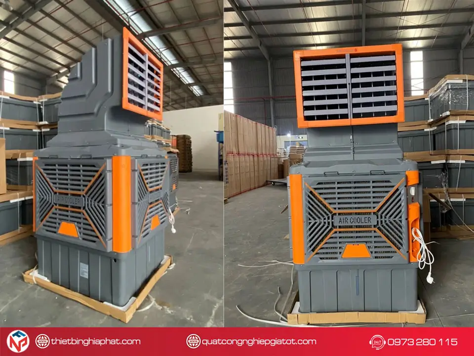Quạt hơi nước công nghiệp Aircooler 12000 750W 17 Máy làm mát, Quạt hơi nước di động Aircooler