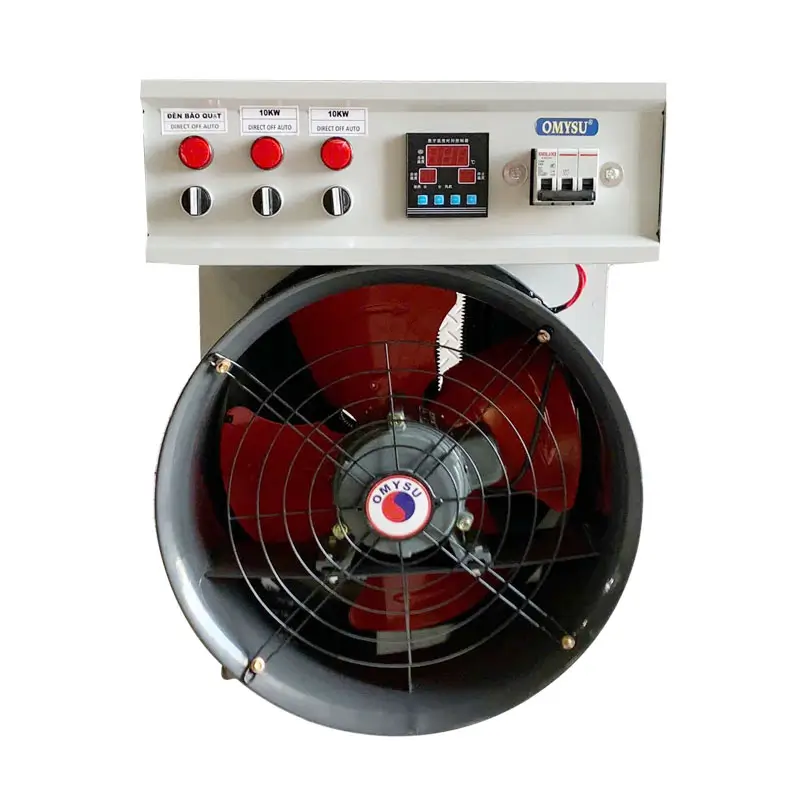 Máy sưởi công nghiệp 20KW điện 380V, Sưởi 200m2 16 Máy sưởi điện 3pha 20kW