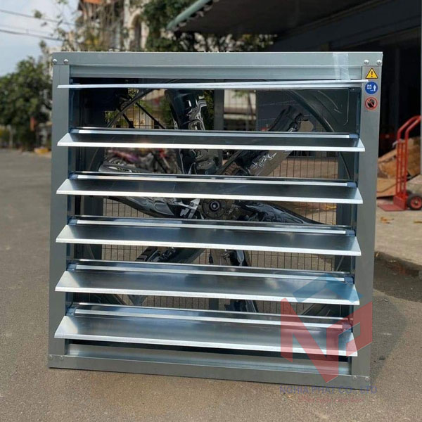 Quạt thông gió vuông 800x800mm 13 Quạt thông gió vuông 800x800x400mm