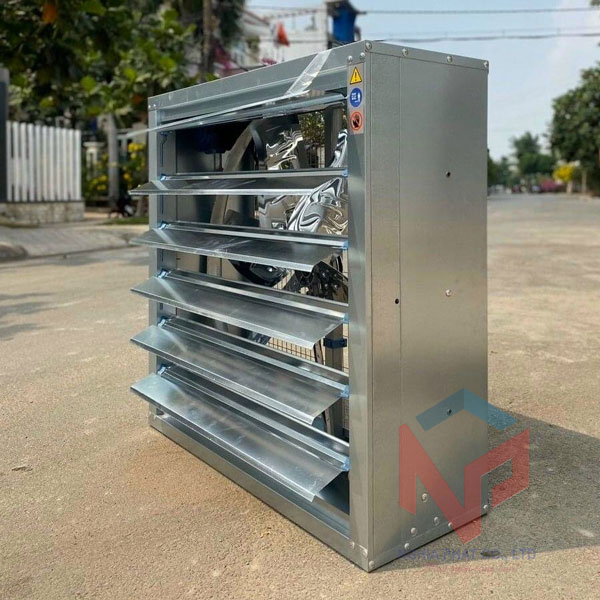 Quạt thông gió vuông 900x900mm 13 Quạt thông gió vuông 900x900x400mm