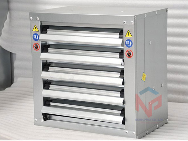 Quạt thông gió vuông 400x400mm 13 Quạt thông gió vuông trực tiếp