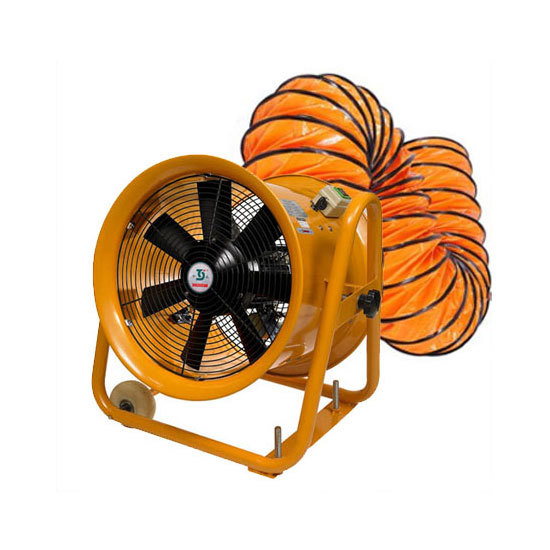 Quạt cấp gió di động Soffnet SH2T 50 16 Quạt cấp gió di động Soffnet SH2T 50 kết hợp ống gió Simili