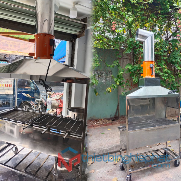 Quạt hút xách tay Soffnet SHT-25 18 Ứng dụng Quạt hút xách tay cho bếp nướng