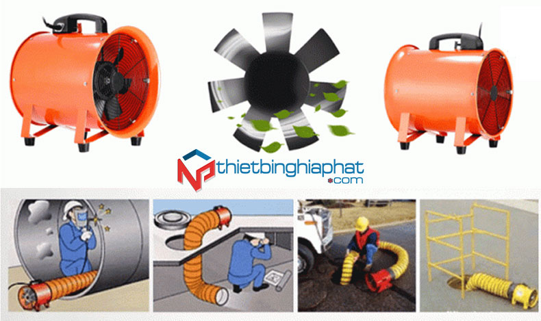 Quạt hút xách tay OMYSU SHT-25 18 Ứng dụng Quạt hút xách tay công nghiệp SHT