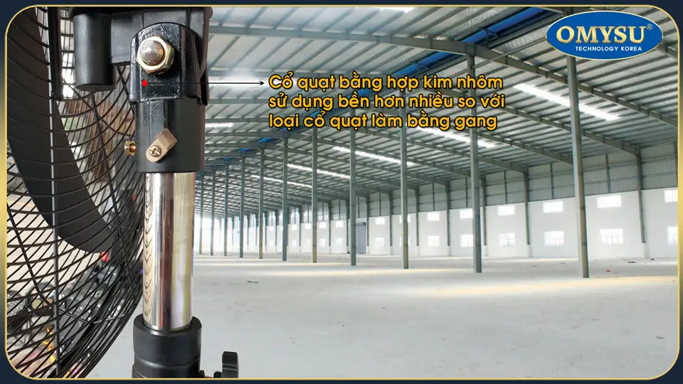 Quạt đứng công nghiệp OMYSU OMS-650 18 Quạt đứng công nghiệp OMYSU thiết kế chắc chắn