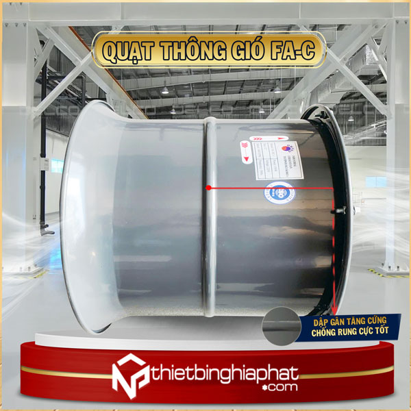 Quạt thông gió tròn OMYSU FA-25C1 18 Quạt thông gió tròn OMYSU FA-25C1 dập gân tăng cứng