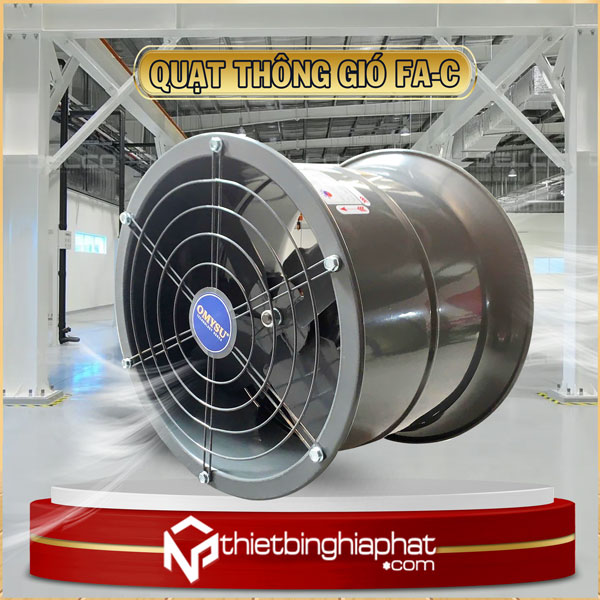 Quạt thông gió tròn OMYSU FA-25C1 19 Quạt thông gió tròn OMYSU FA-25C1 sức gió mạnh mẽ