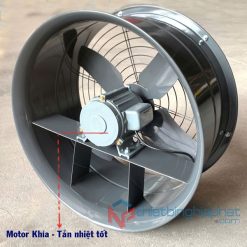 Quạt tròn D500 motor tản nhiệt