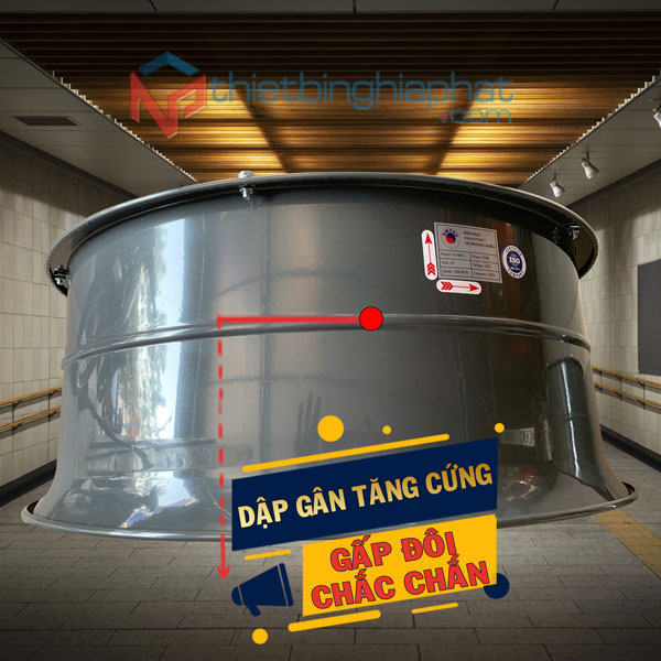 Quạt thông gió tròn OMYSU FA-50C1 16 Quạt thông gió tròn OMYSU dập gân tăng cứng