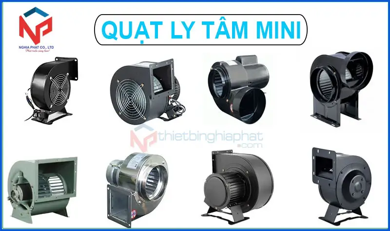 Quạt hút ly tâm mini 400W 19 Quạt ly tâm Mini đủ các loại
