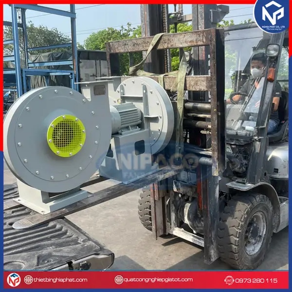 Quạt ly tâm cao áp 9-19-4.0A-2.2KW 28 Quạt ly tâm cao áp Nipaco giá tốt