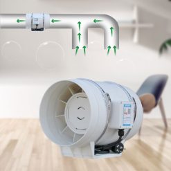 Quạt thông gió nối ống Nipaco HF-315 D315 20 Quạt hút mùi nối ống Phi 315