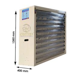 Quạt thông gió vuông BMF-1380 STD Sơn tĩnh điện