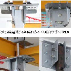 Quạt trần công nghiệp HVLS cánh dài 6.2M (Motor giảm tốc)